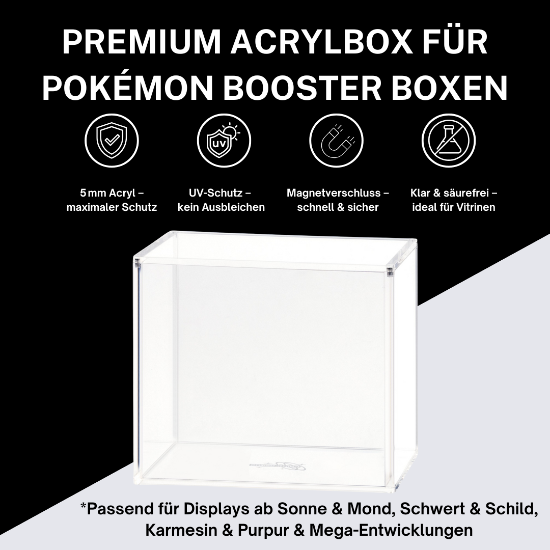 cardcosmos - Pokémon Booster Box Acrylic Case - Cardcosmos