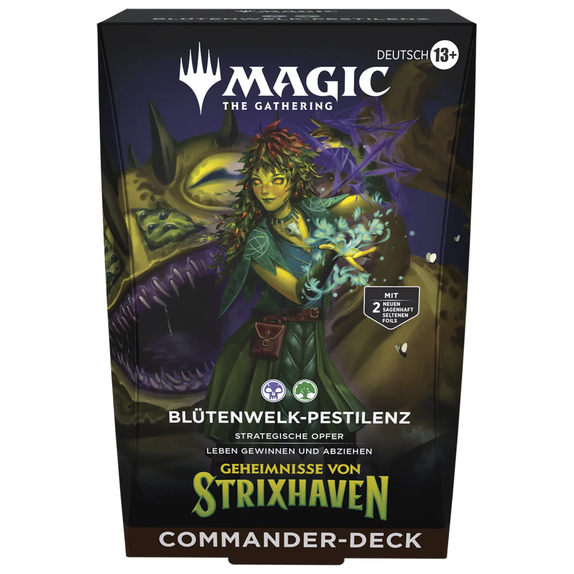 Magic: The Gathering - Geheimnisse von Strixhaven Commander Deck Blütenwerk Pestilenz - DE