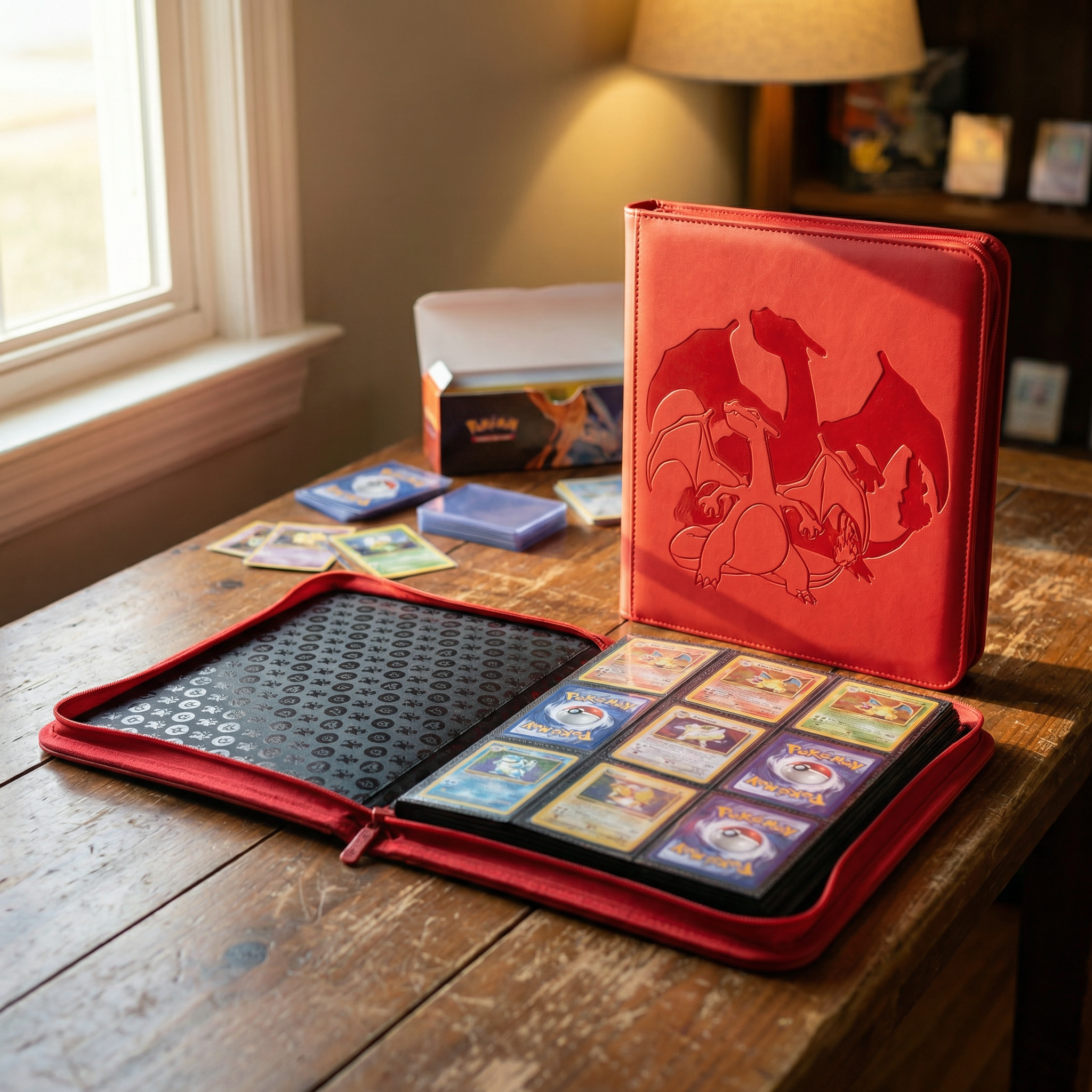 Ultra Pro - Série Elite : Classeur PRO zippé à 9 pochettes Charizard