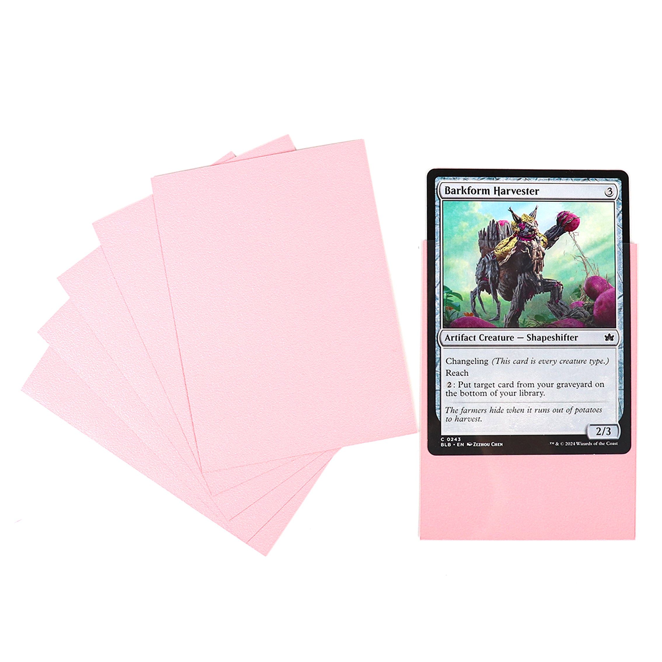 cardcosmos - Protège cartes mats premium rose | 100stk