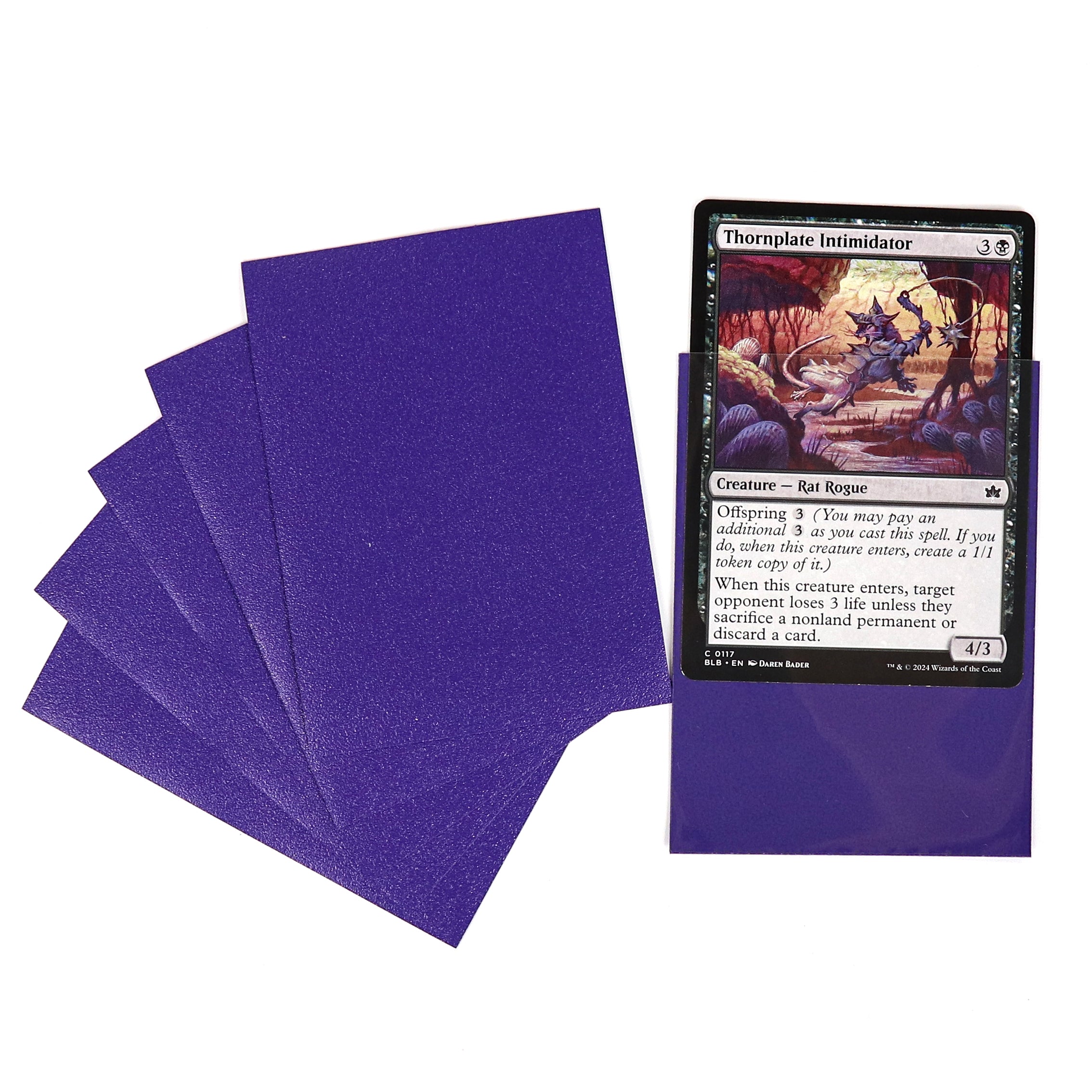 cardcosmos - Protège cartes mats premium violet | 100stk