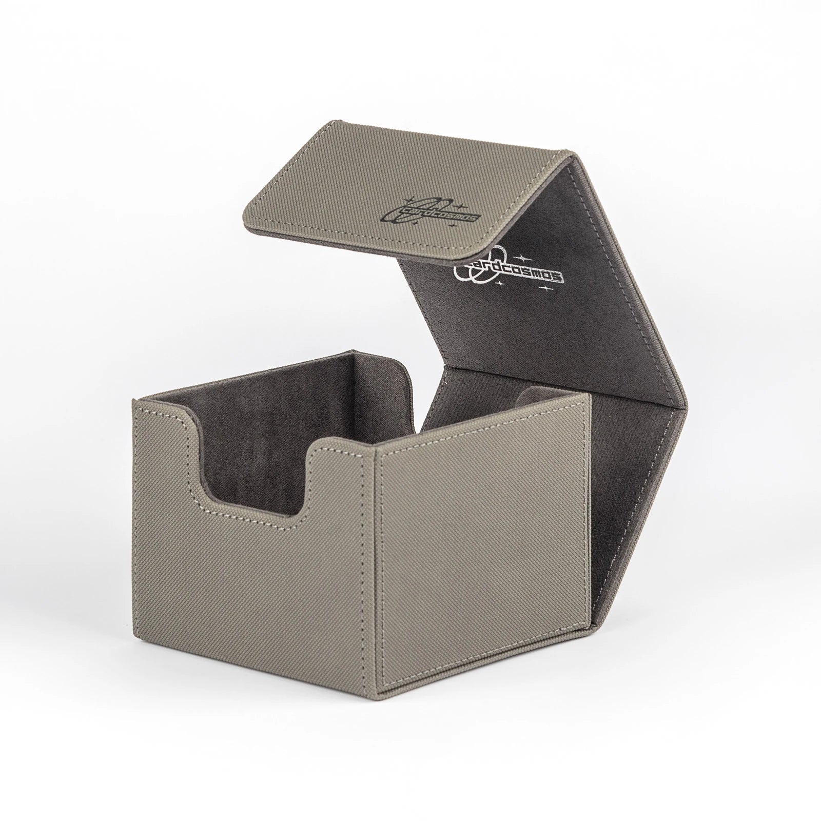 cardcosmos - Boîte de deck premium Toploader 60+ - Gris
