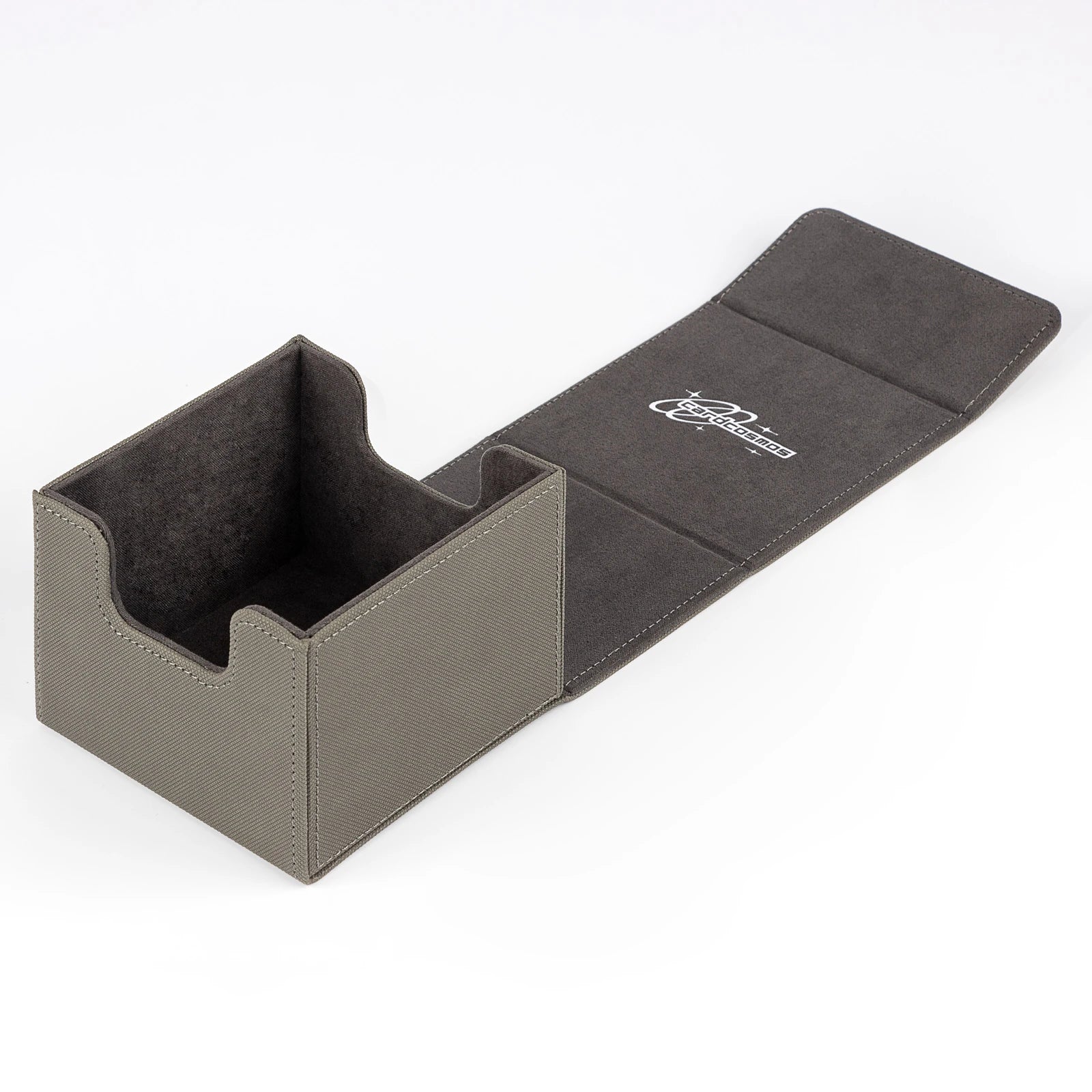 cardcosmos - Boîte de deck premium Toploader 60+ - Gris