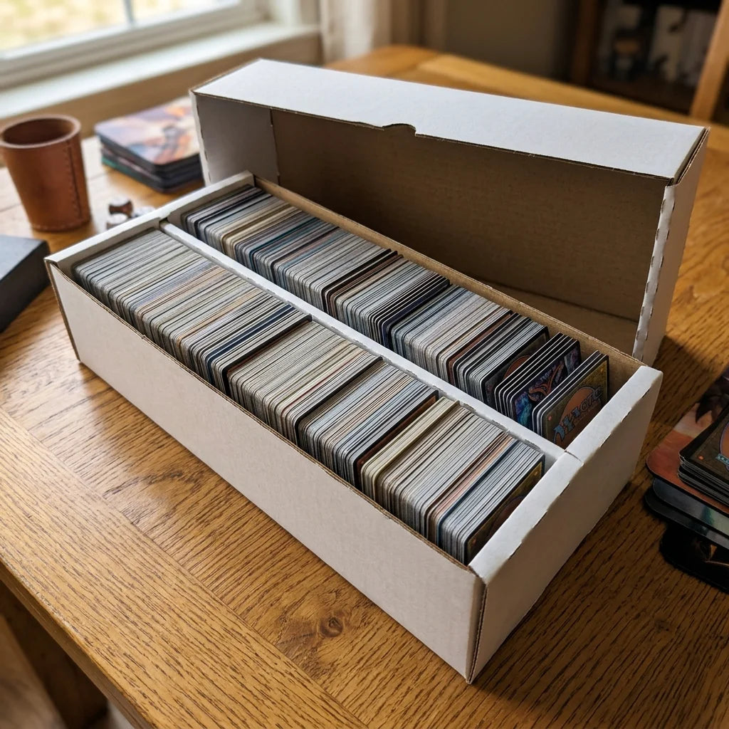 cardcosmos Boîte pour 2000 cartes – Boîte de rangement avec 2 rangées