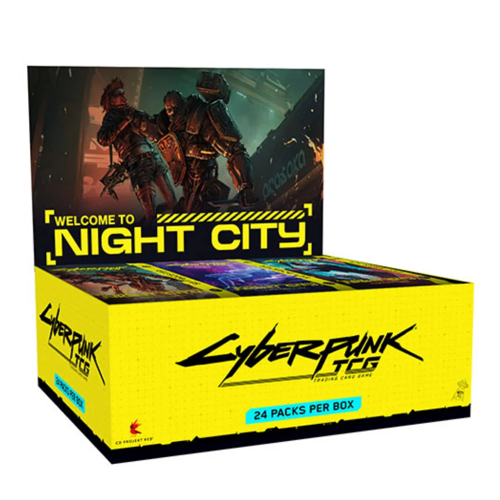 Cyberpunk TCG: Welcome to Night City Booster Display English