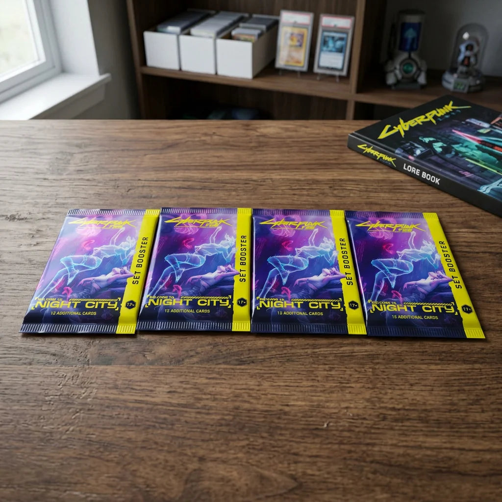 Cyberpunk TCG: Welcome to Night City Booster Display English