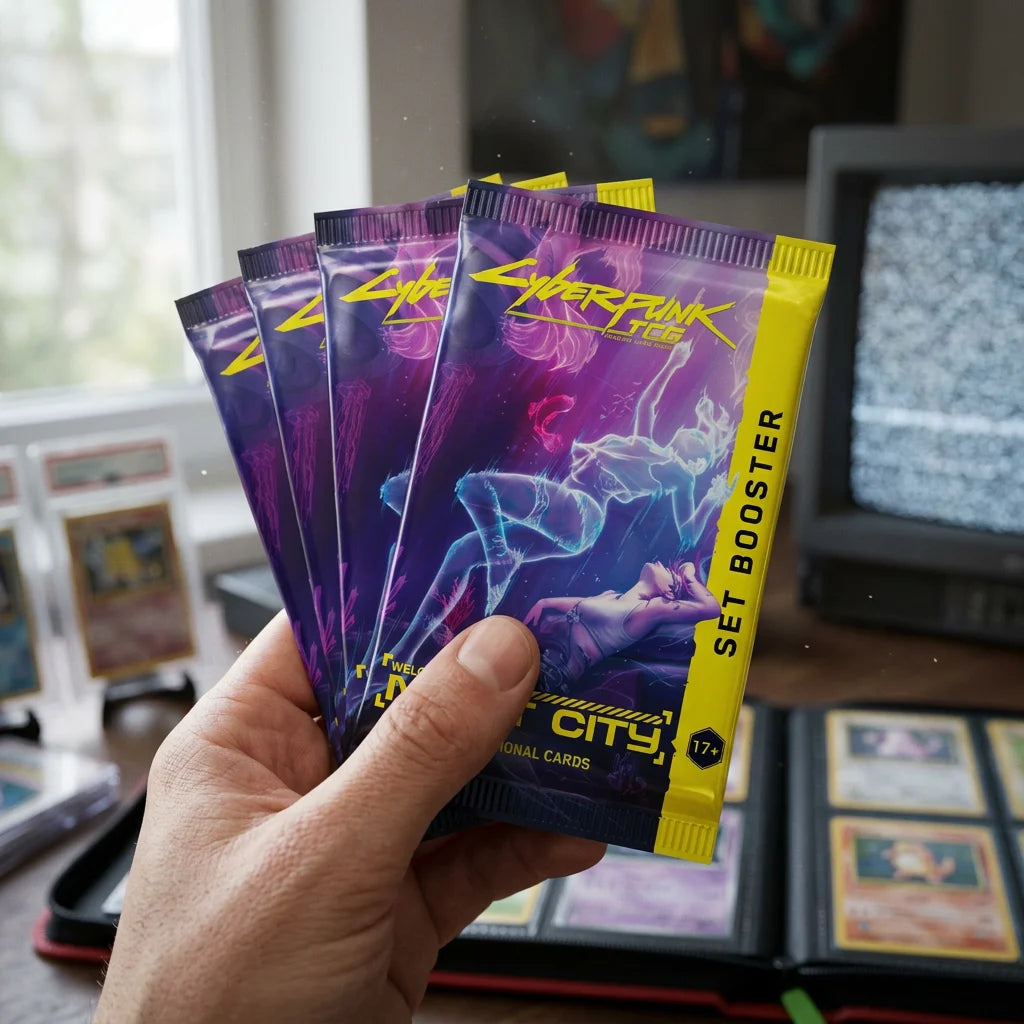 Cyberpunk TCG: Welcome to Night City Booster Display English