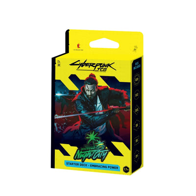 Cyberpunk TCG : Deck de démarrage Welcome to Night City Embracing Power EN