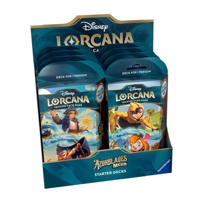 Disney Lorcana - Azurblaues Meer Starter Deck Display - DE - Cardcosmos