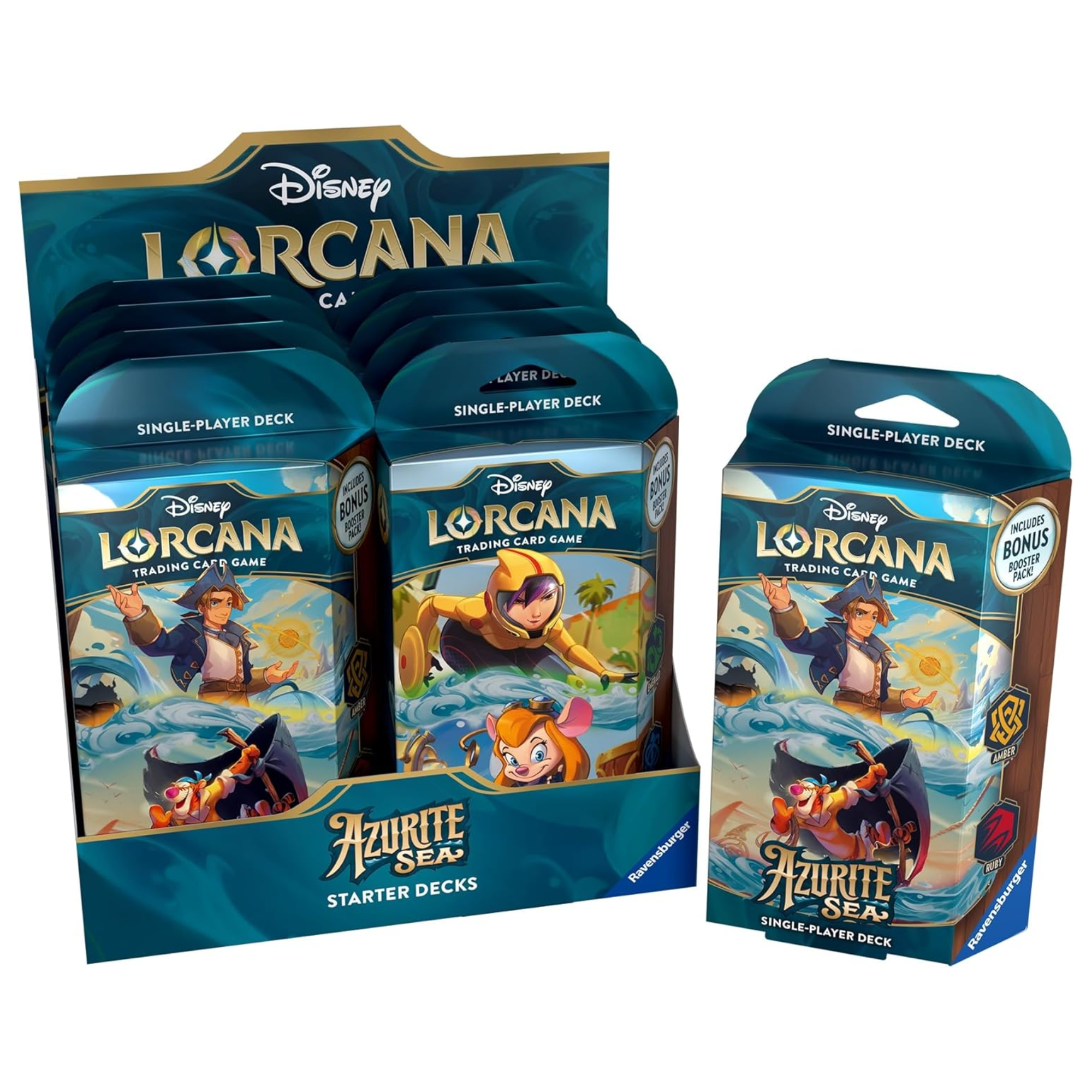 Disney Lorcana - Azurite Sea Starter Deck Display - EN - Cardcosmos
