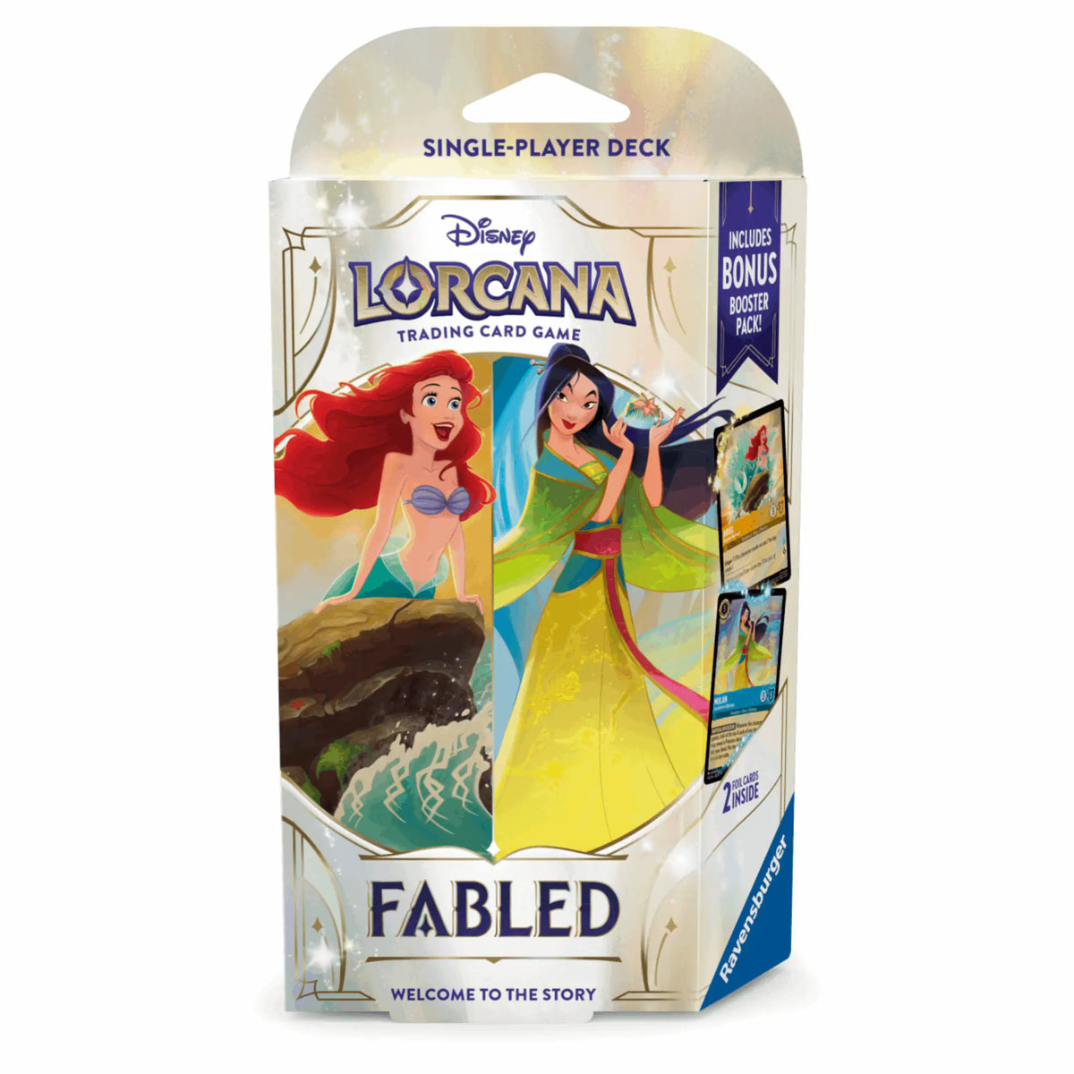 Disney Lorcana - Fabled Starter Deck Amber & Shapphire - EN
