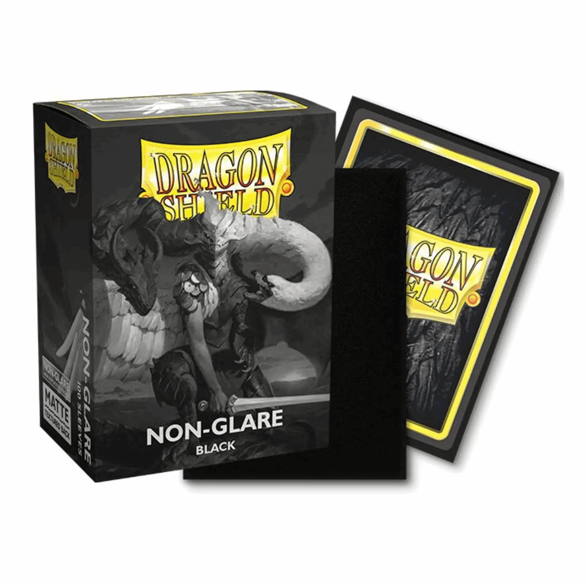 Dragon Shield Sleeves - Matte Standard Non-Glare V2 Black | 100stk