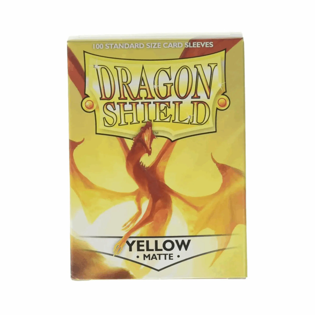 Dragon Shield Sleeves - Matte Standard Yellow | 100stk