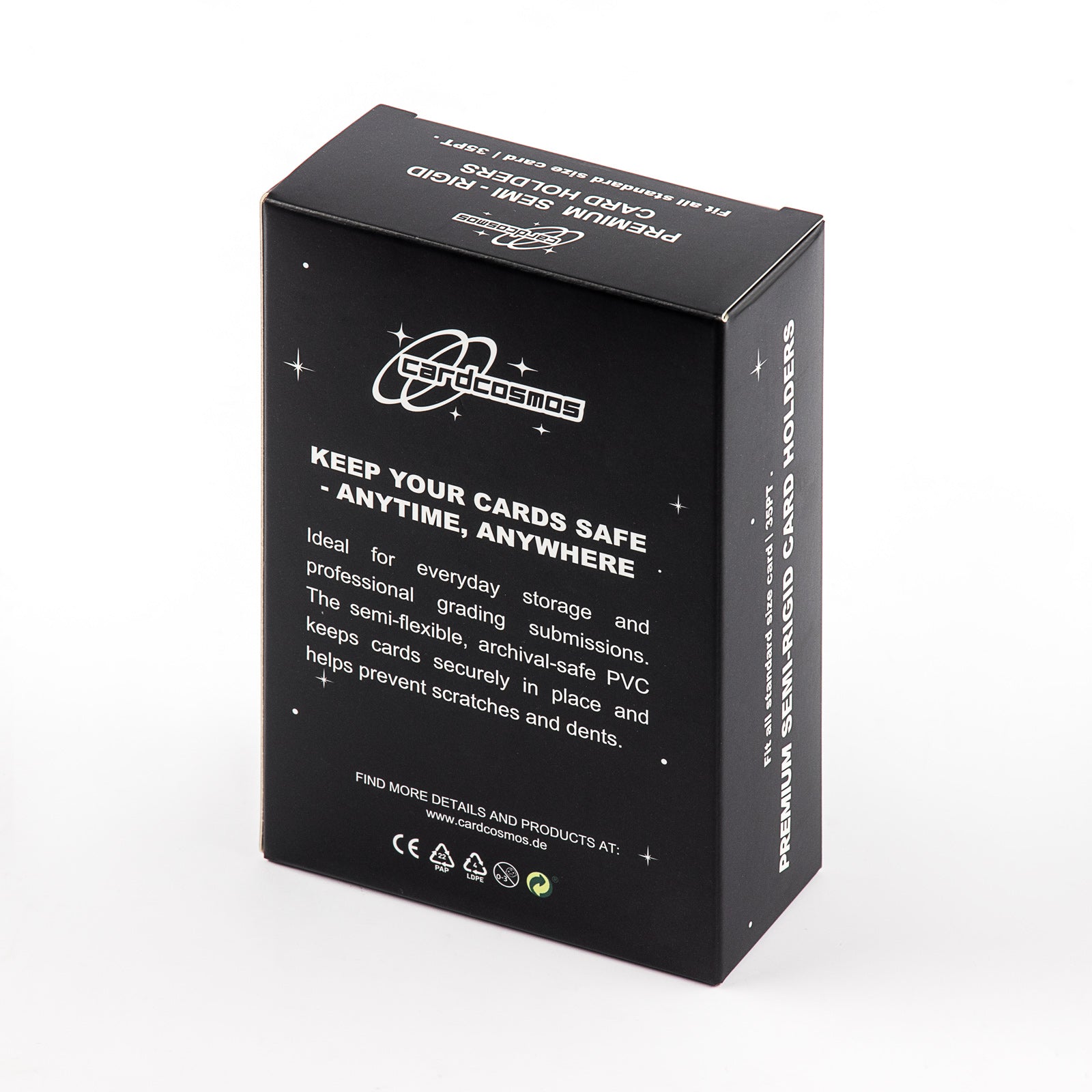 cardcosmos - Protège-cartes semi-rigides premium 35PT | 50 pcs