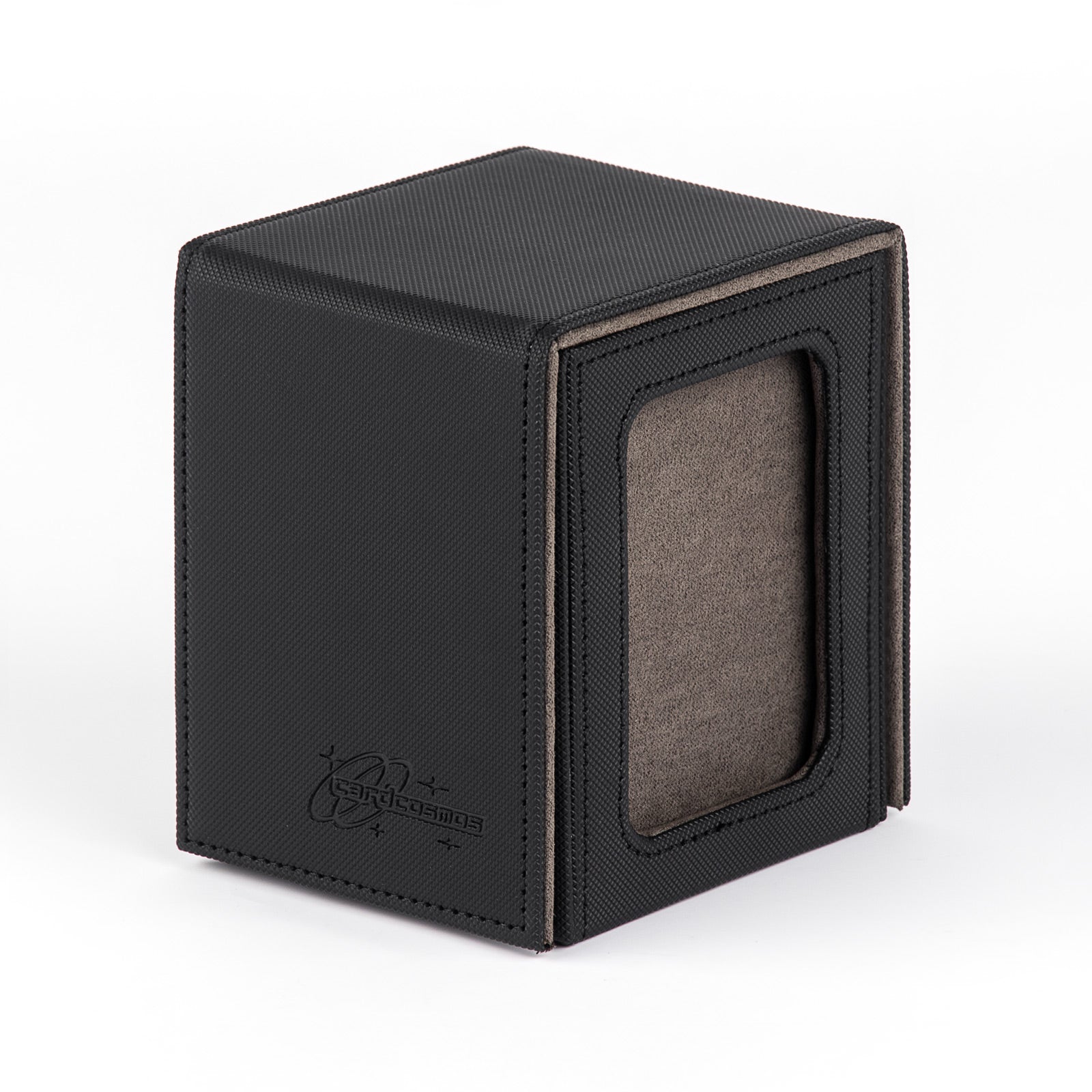 cardcosmos - 100+ Commander Deck Box with window - Black