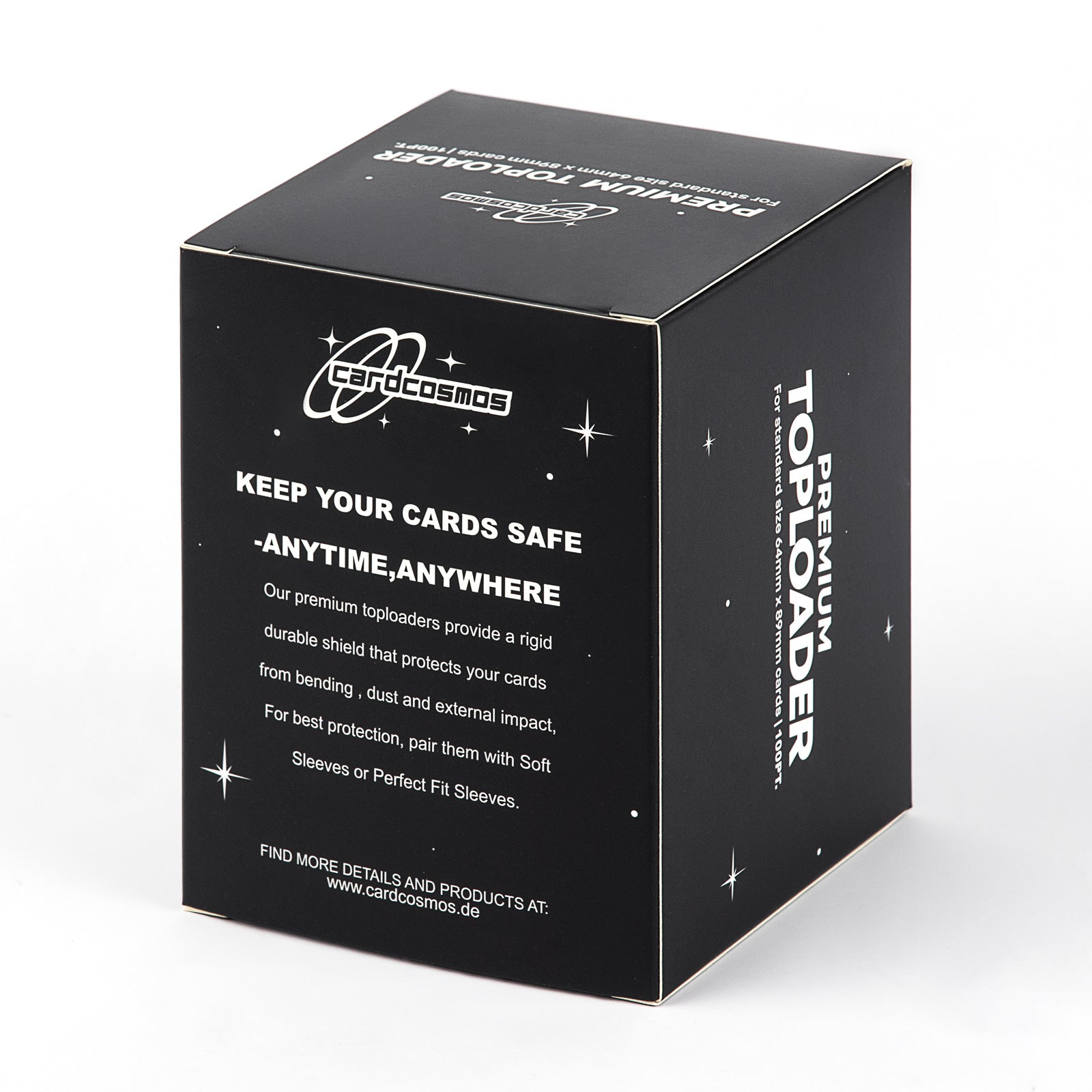 cardcosmos - 3" x 4" Premium Top Loader 100PT | 25 stk
