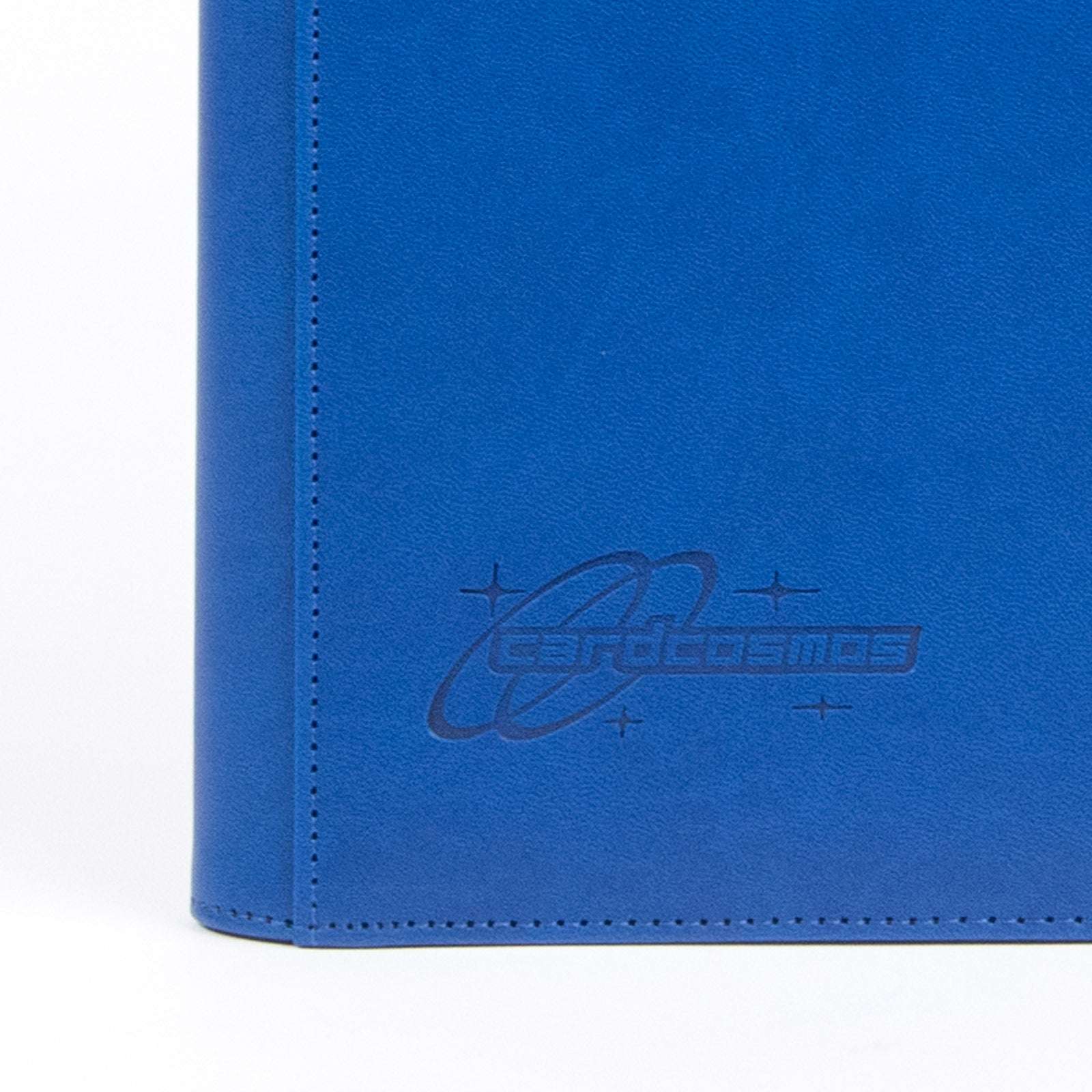 cardcosmos - 9 Pocket Strap Premium Leather Binder - Dunkelblau