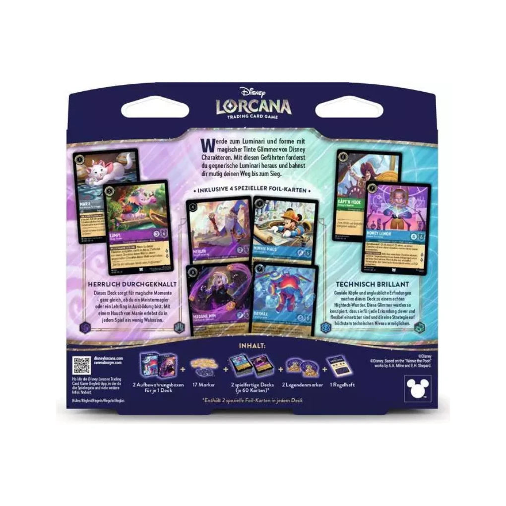 Disney Lorcana - Die Stadt Hyperia Joueurs-Set de démarrage pour 2 - Allemand
