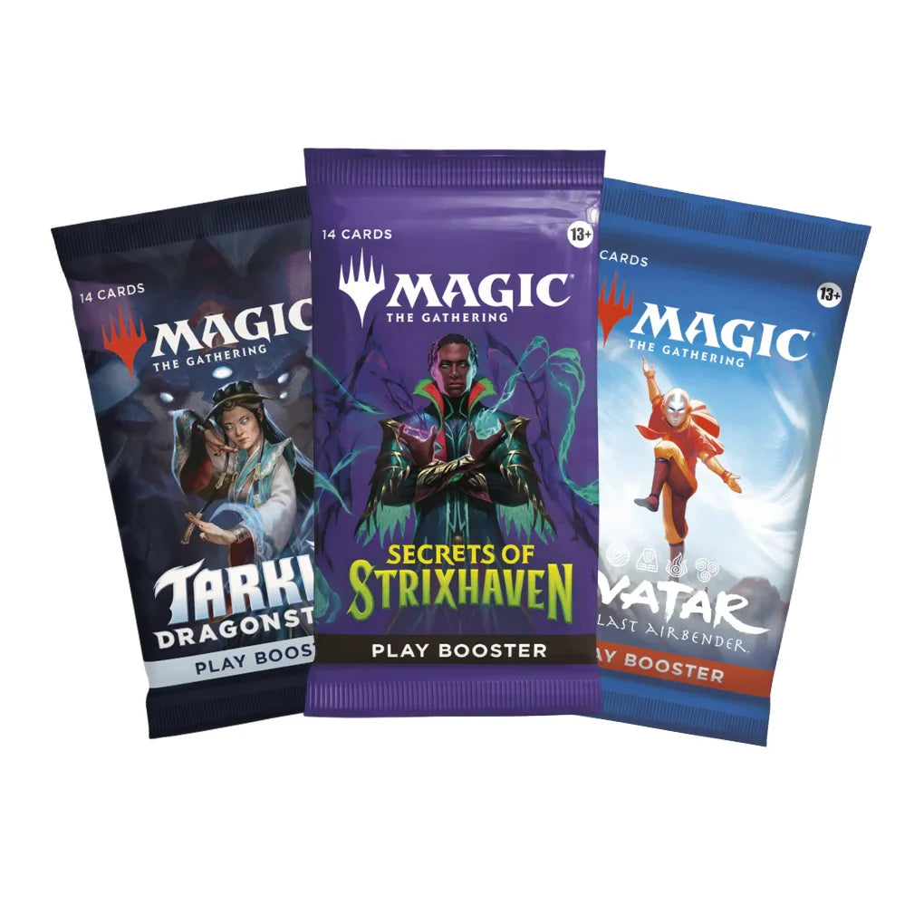 Magic: The Gathering Set Mystère de boosters de jeu Anglais – 3 boosters aléatoires différents