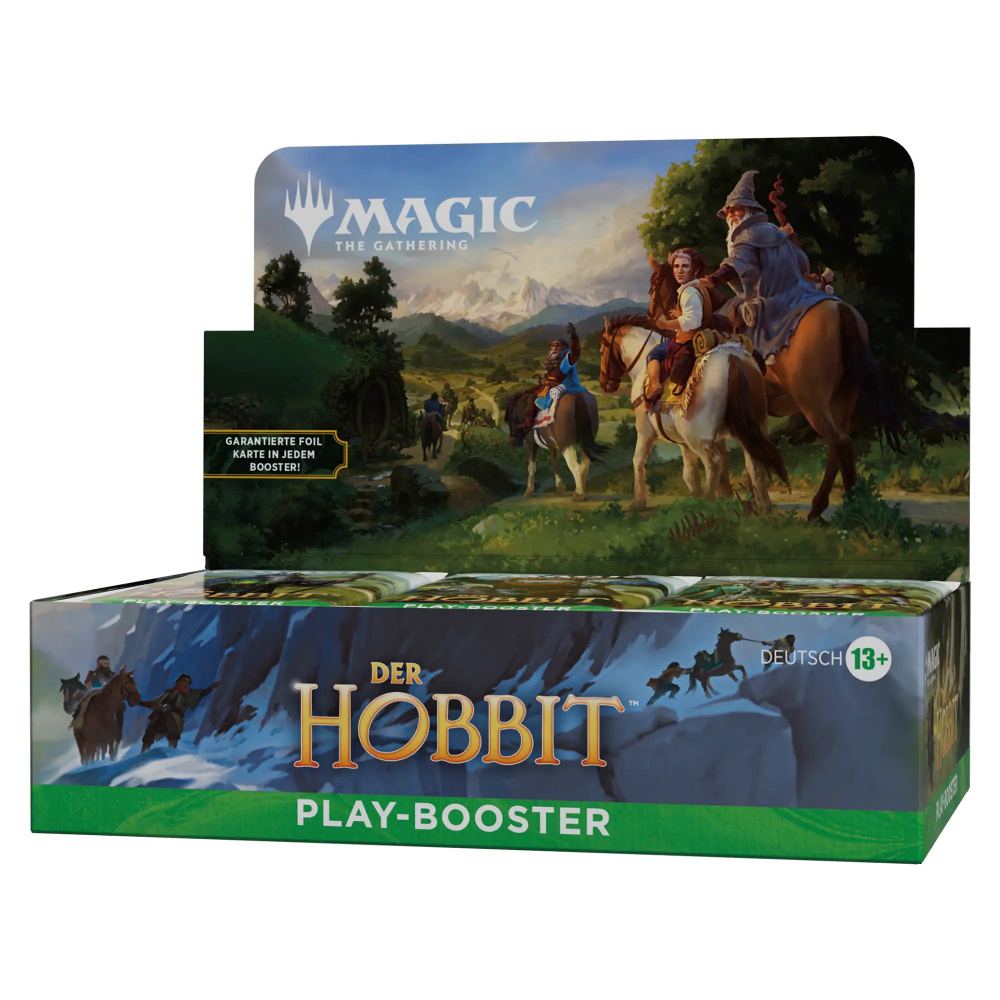MTG The Hobbit Play Booster Box German + Forest Zip Binder Bundle