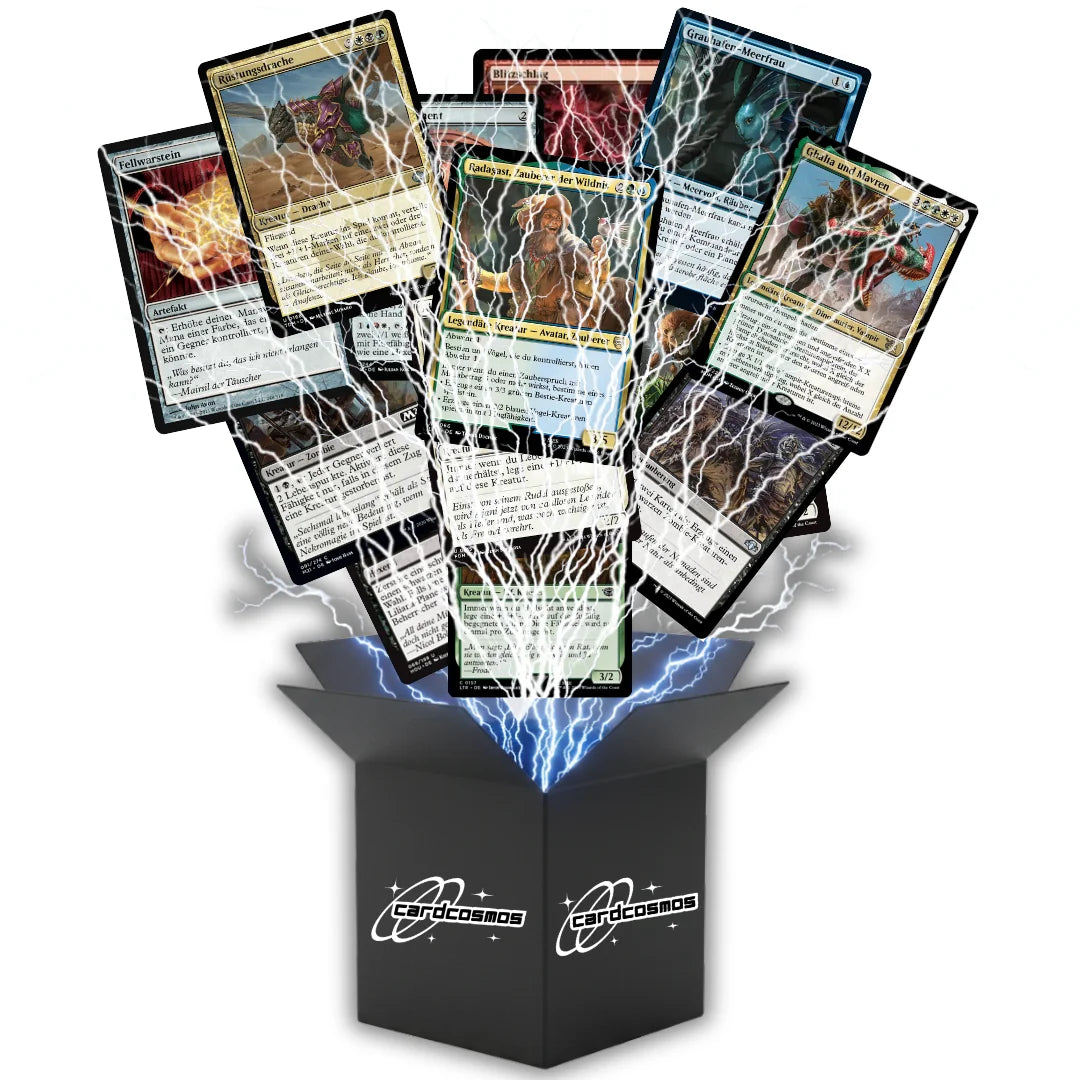 Magic: The Gathering Set de cartes Allemand – 25 cartes incl. 2 Rares + 100 Protège cartes