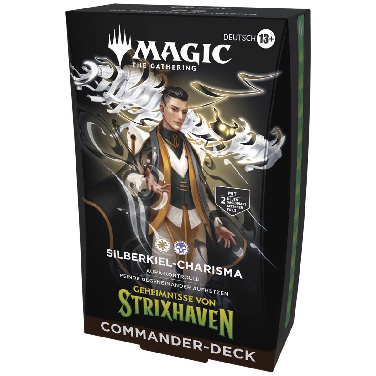 Magic: The Gathering - Geheimnisse von Strixhaven Commander Deck Silberkiel Charisma - DE