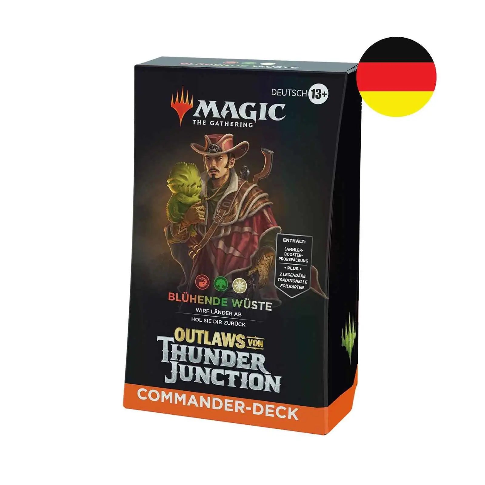 Magic: The Gathering - Outlaws of Thunder Junction - Blühende Wüste Commander Deck - DE