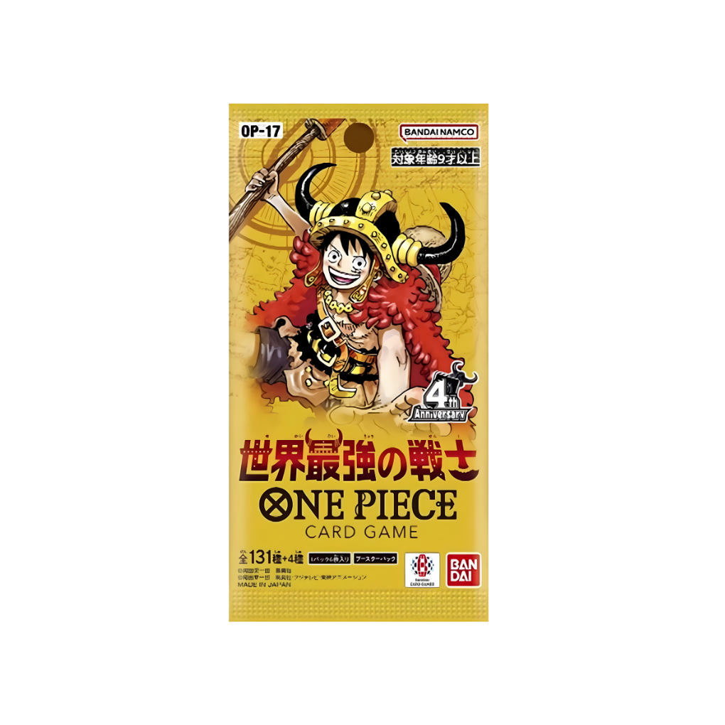 One Piece Card Game - Boîte de boosters OP17 The World’s Strongest Warriors - Japonais