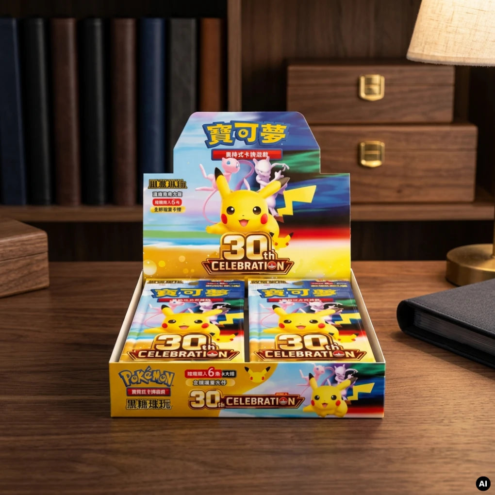 Pokémon - 30th Anniversary Celebration Display de boosters en chinois traditionnel - TCHN