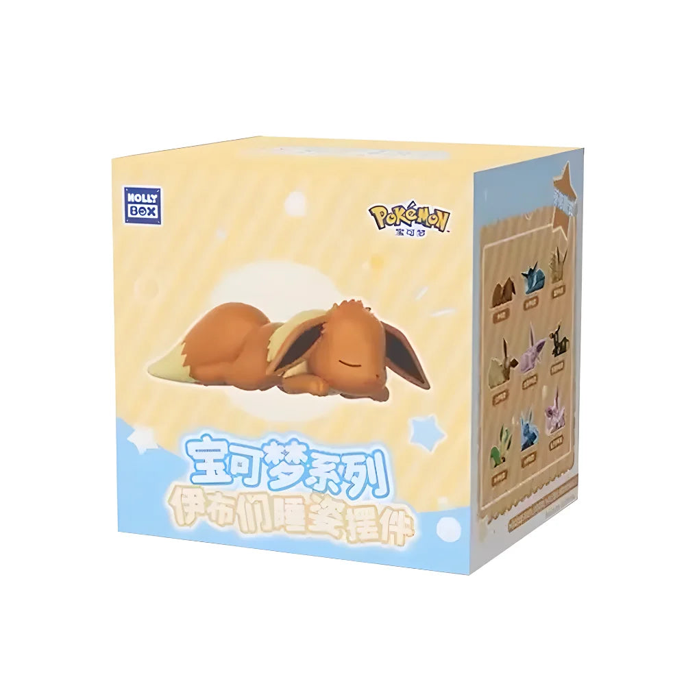 Pokémon Eeveelutions Sleeping Series Blind Box – Figurines de collection Évoli et ses évolutions