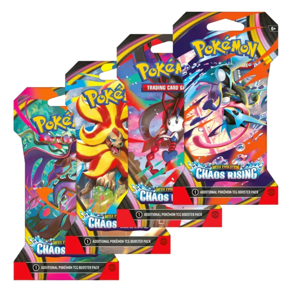 Pokémon - Mega Evolution: Chaos Rising 1x Booster sous blister - EN
