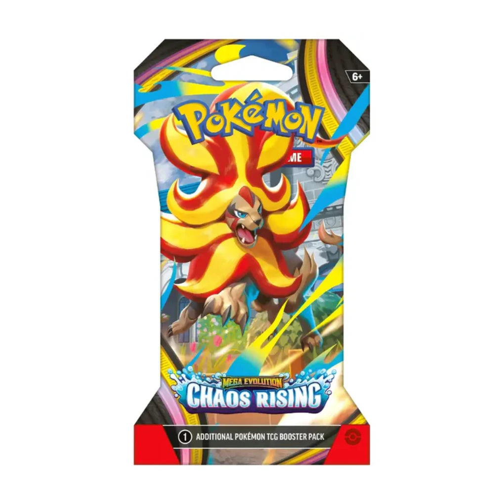 Pokémon - Mega Evolution: Chaos Rising 1x Booster sous blister - EN