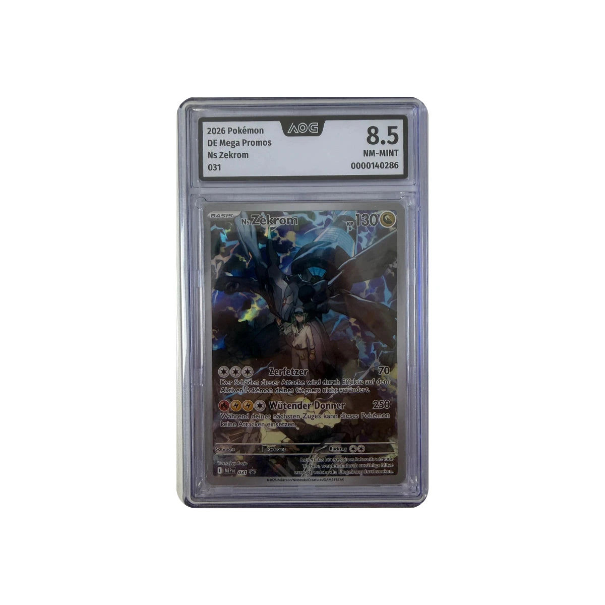 Pokémon - Zekrom de N #031 (Mega Promos) – AOG 8.5 NM-MINT