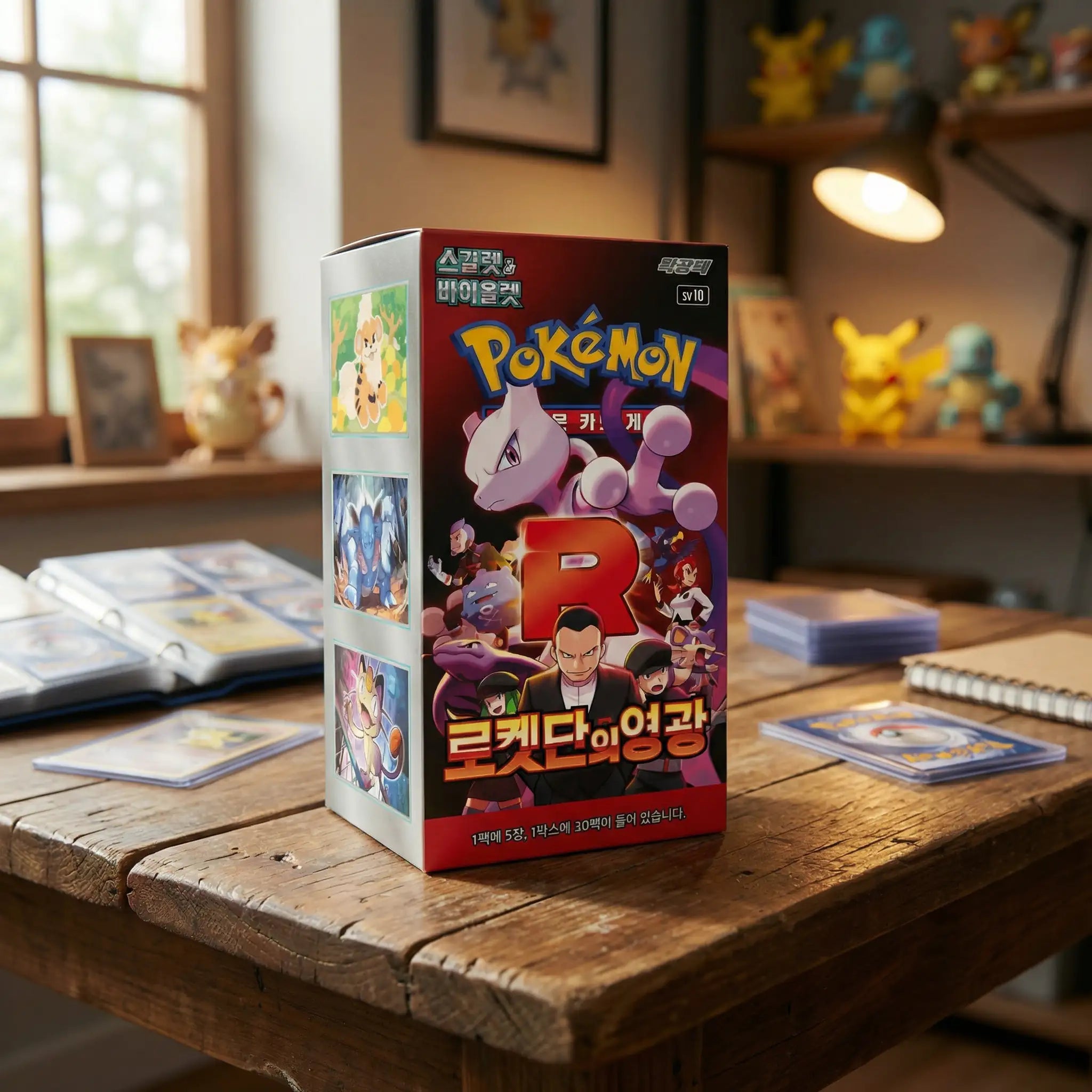 Pokémon - Glory of Team Rocket Booster Display - KOR