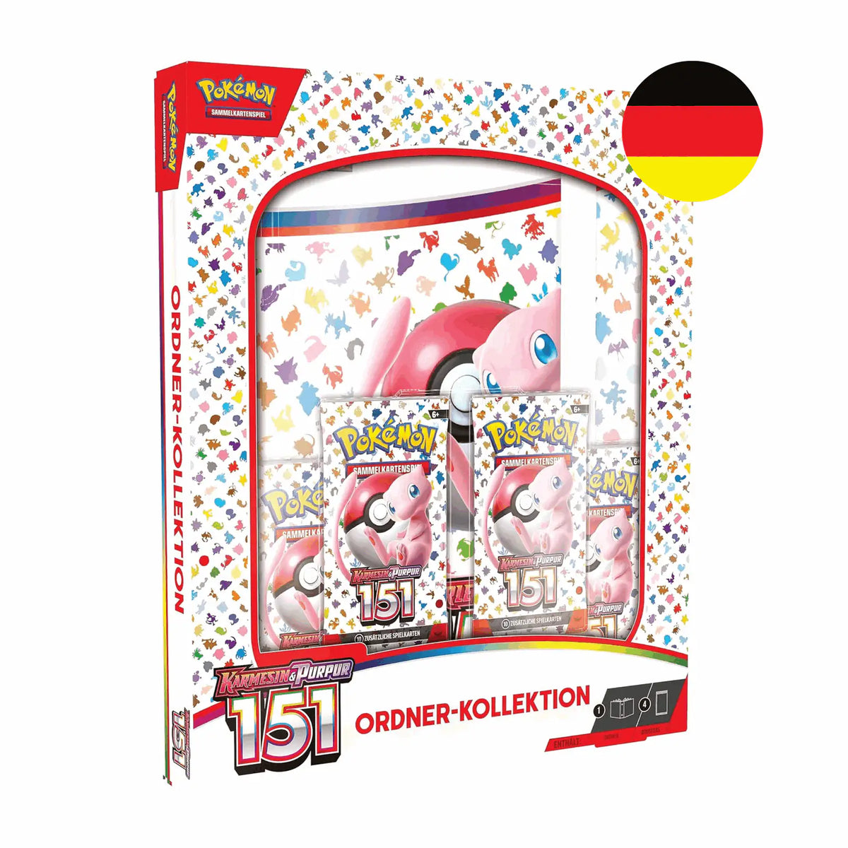 Pokémon - Karmesin & Purpur: 151 Ordner Kollektion - DE