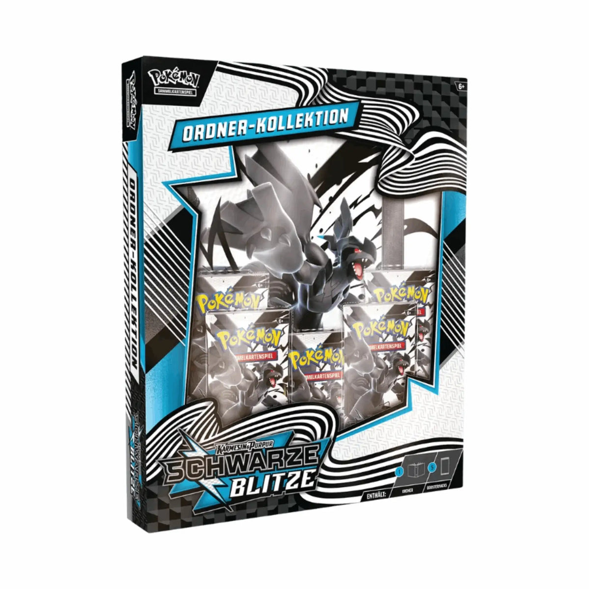 Pokémon - Karmesin & Purpur: Schwarze Blitze Ordner-Kollektion - DE
