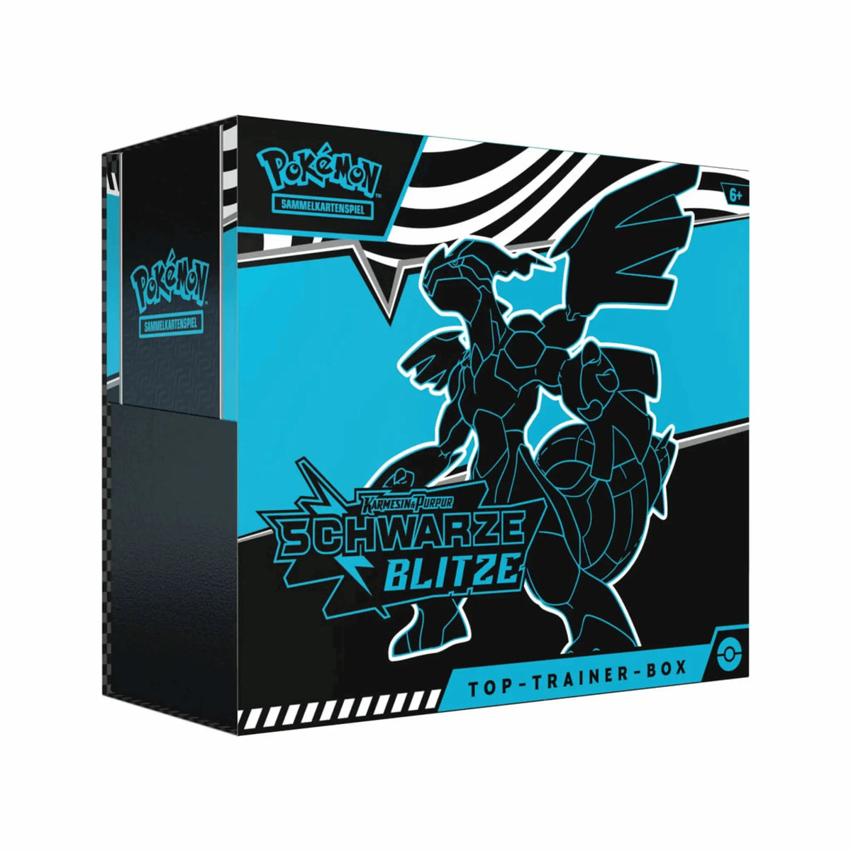 Pokémon - Karmesin & Purpur: Schwarze Blitze Top Trainer Box - DE