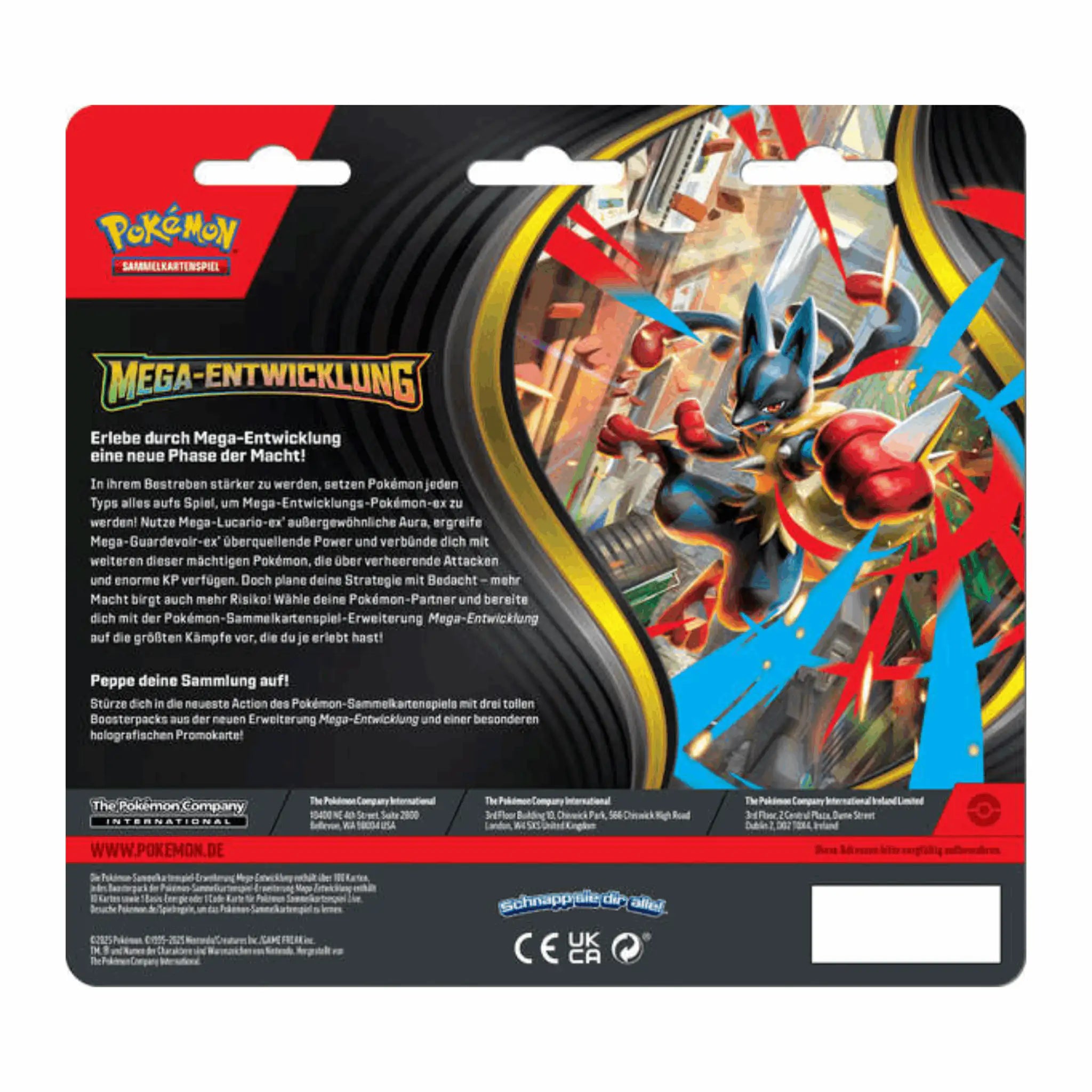 Pokémon - Mega-Entwicklung 3-Pack Blister - Enton - DE