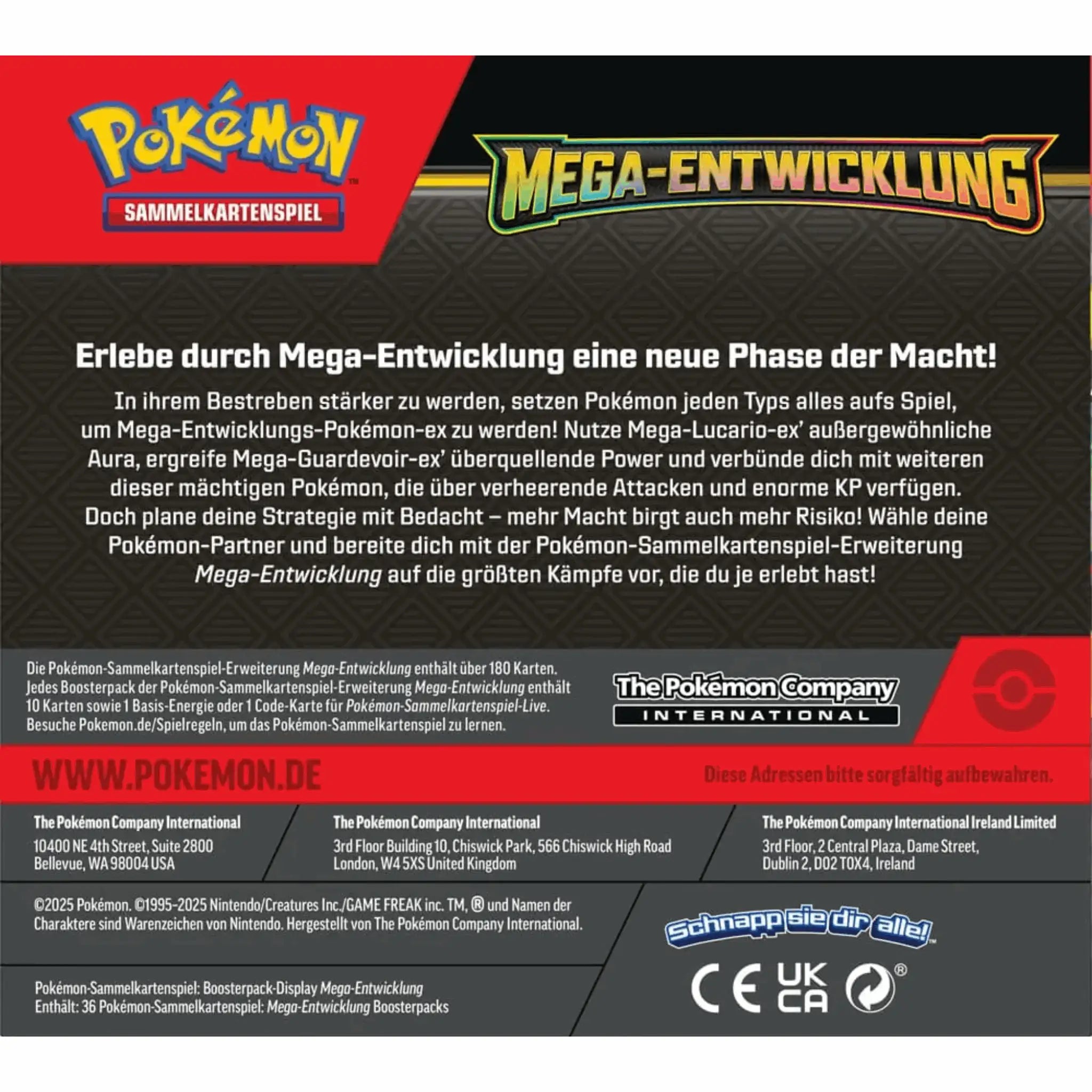 Pokémon - Mega-Entwicklung Booster Display - DE