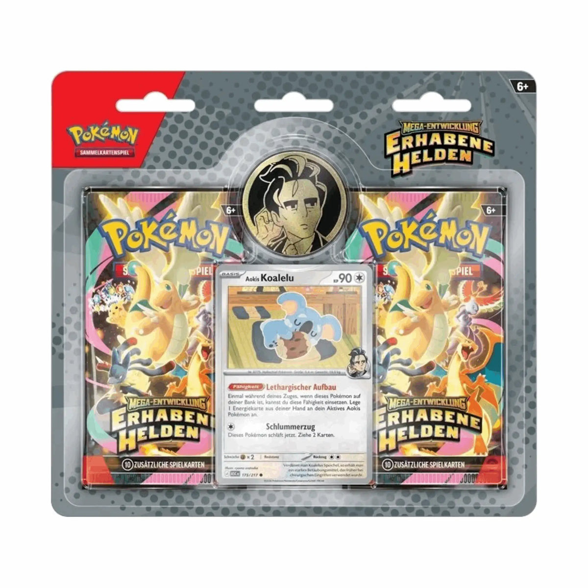 Pokémon - Mega-Entwicklung Erhabene Helden 2-Pack Blister Aokis Koalelu - DE