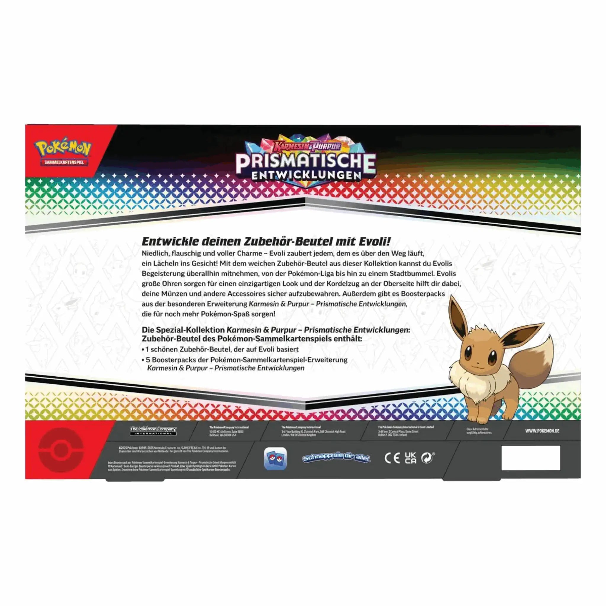 Pokémon - Prismatische Entwicklungen Zubehör Beutel Spezial Kollektion - DE
