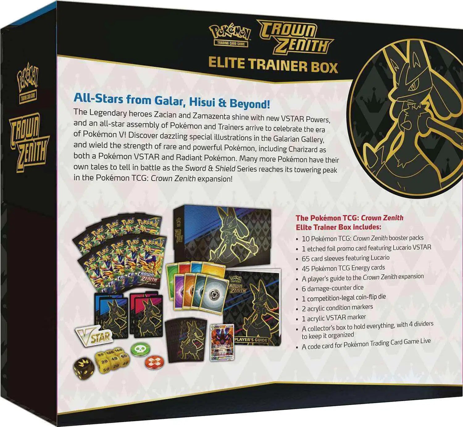 Pokémon - Sword & Shield: Crown Zenith Elite Trainer Box - EN