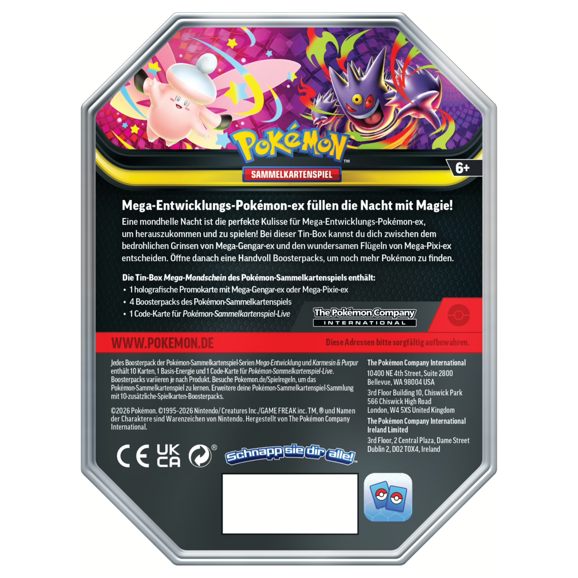 Pokémon - Mega-Entwicklung Boîte métal #129 Mega-Pixi - Allemand