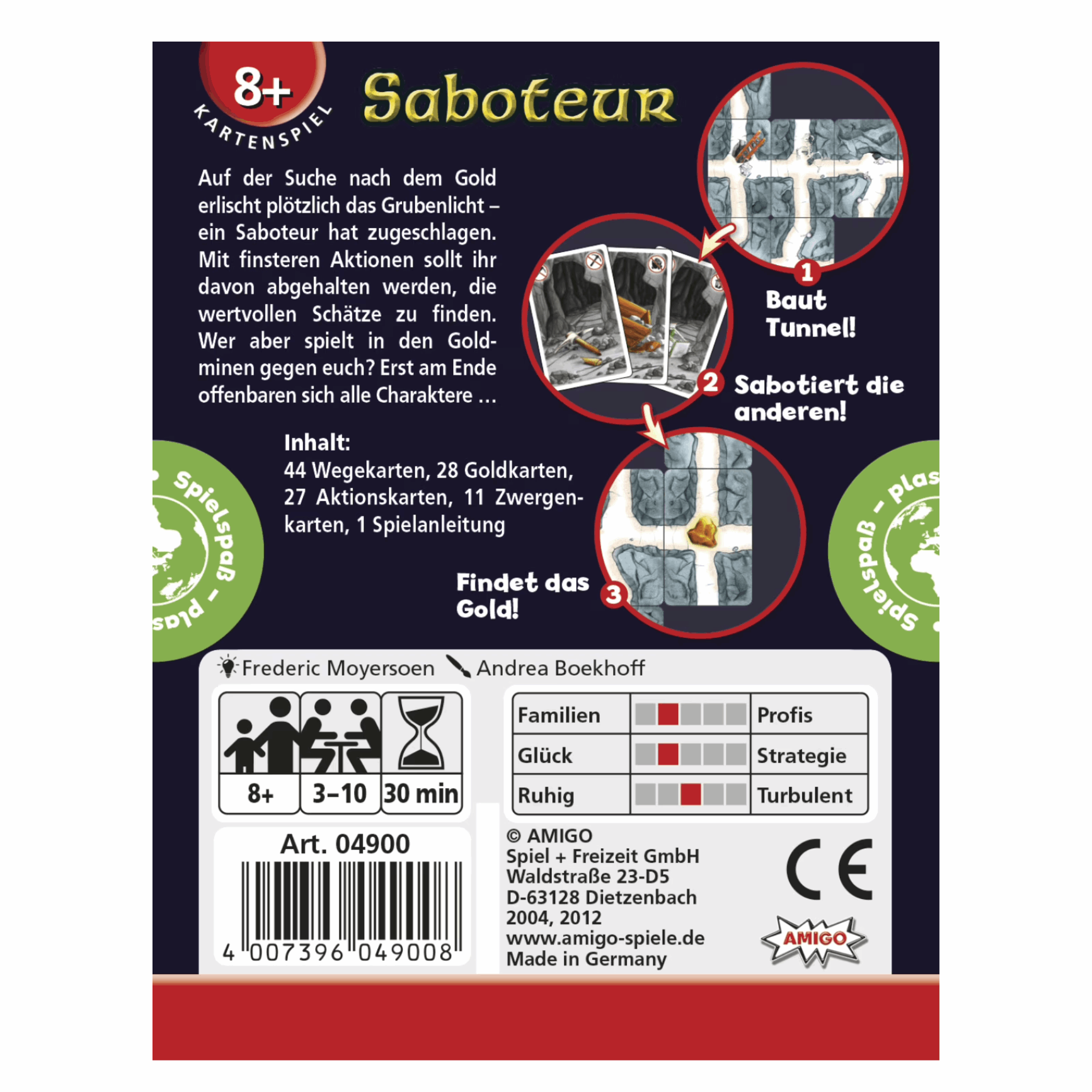 Saboteur Refresh Rückseite