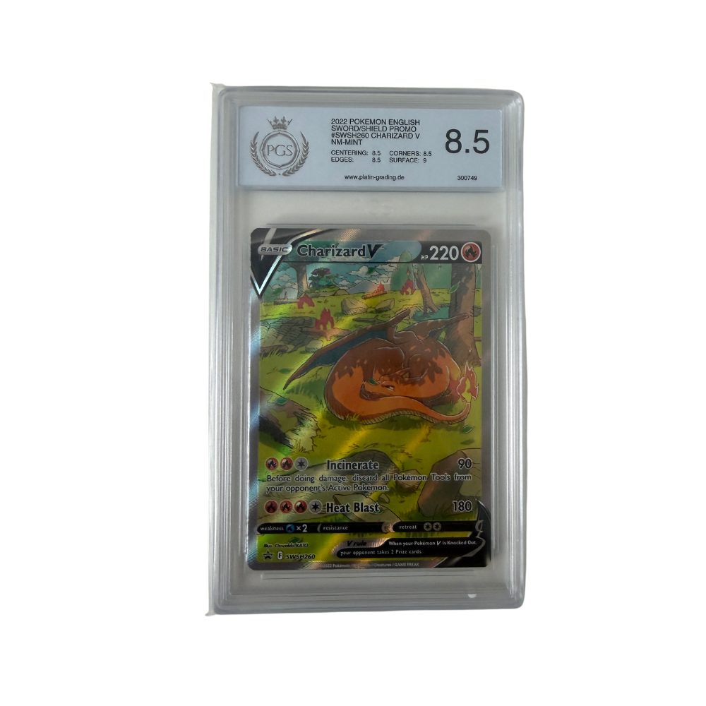 Pokémon - Charizard V #SWSH260 (Sword & Shield Promo) – PGS 8.5 NM-MINT