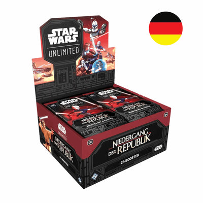 Star Wars: Unlimited - Niedergang der Republik Booster Display - DE