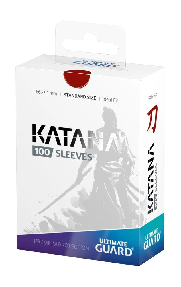 Ultimate Guard - Katana Protège cartes Format standard rouge - 100 pièces