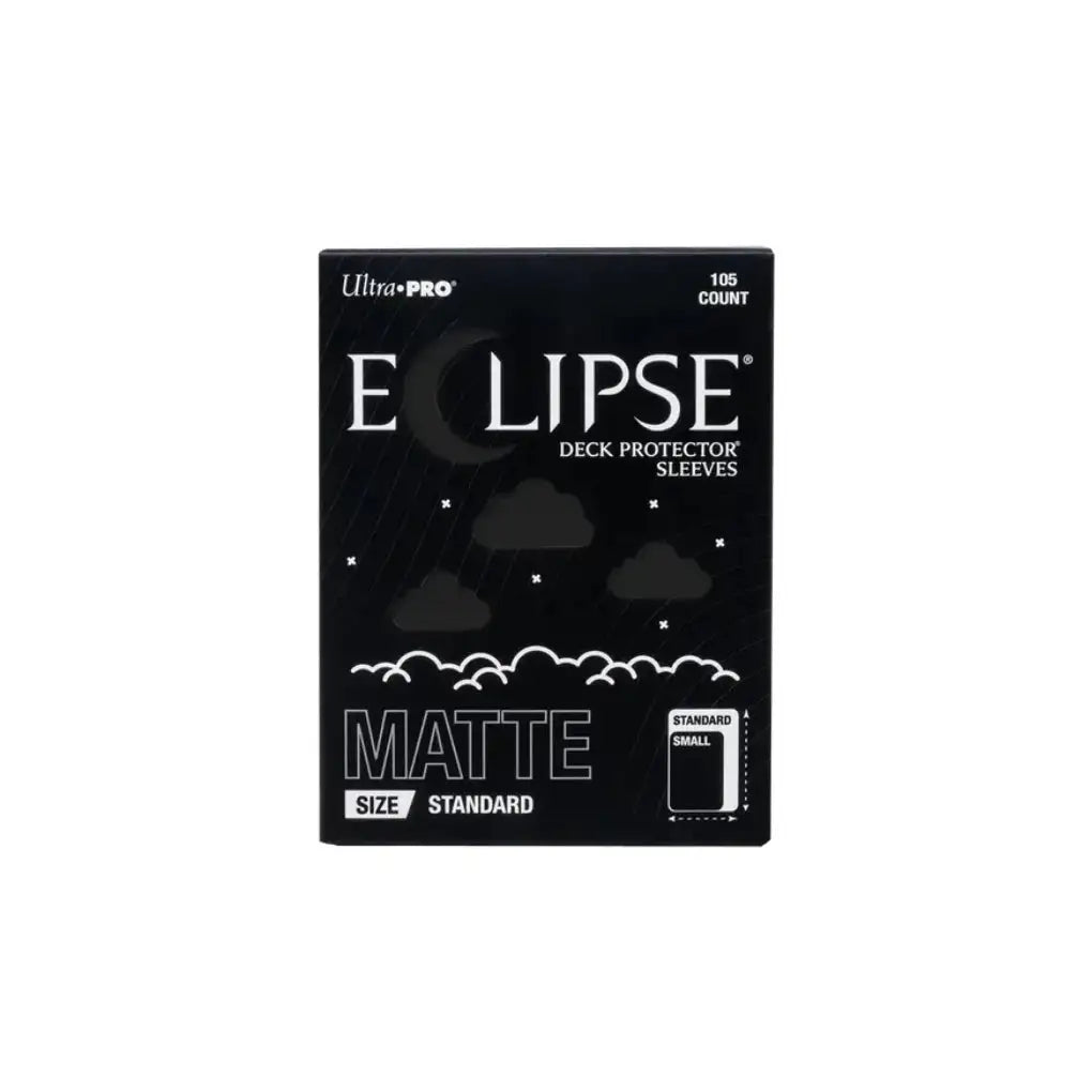 Ultra Pro - Eclipse Matte Kartenhüllen Tiefschwarz | 105 Stück