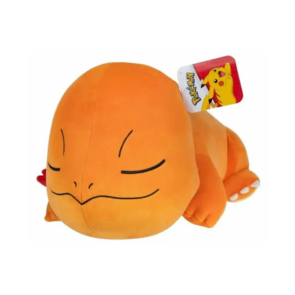 Pokémon – Glumanda (Charmander) schlafend Plüsch 45 cm (Jazwares)
