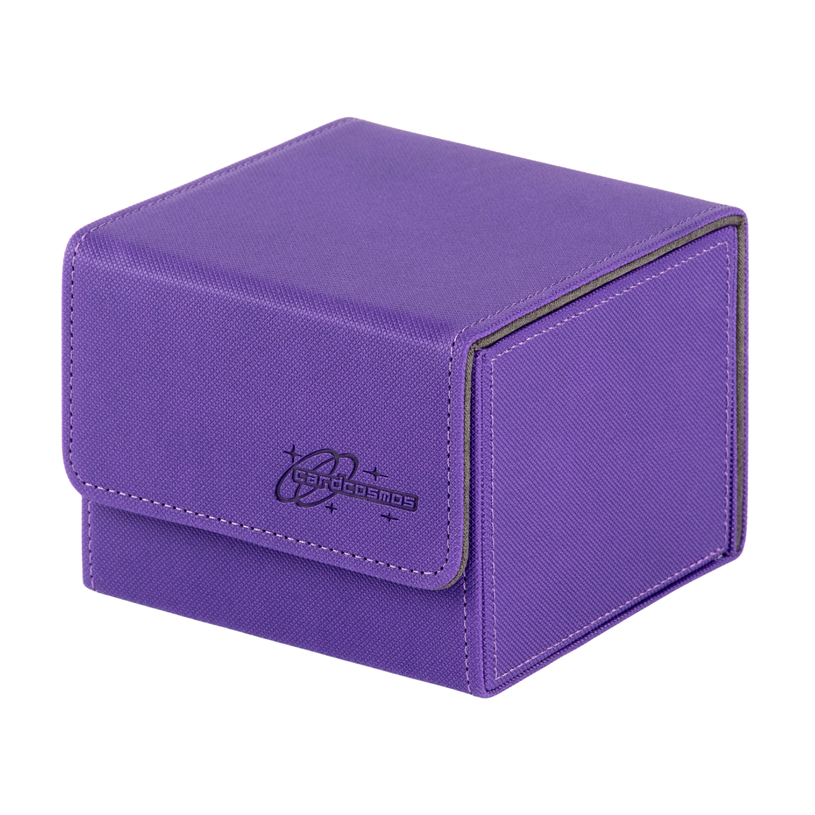 cardcosmos - 60+ Premium Toploader Deck Box - Purple
